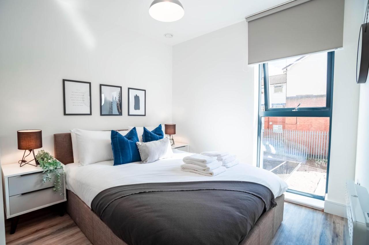 Luxe Interchange Apartment Near Old Trafford - Media City - The Quays Manchester Eksteriør bilde