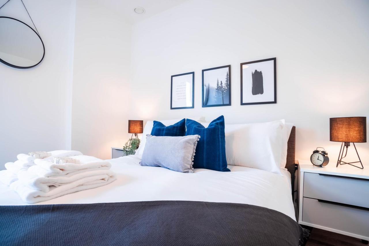Luxe Interchange Apartment Near Old Trafford - Media City - The Quays Manchester Eksteriør bilde