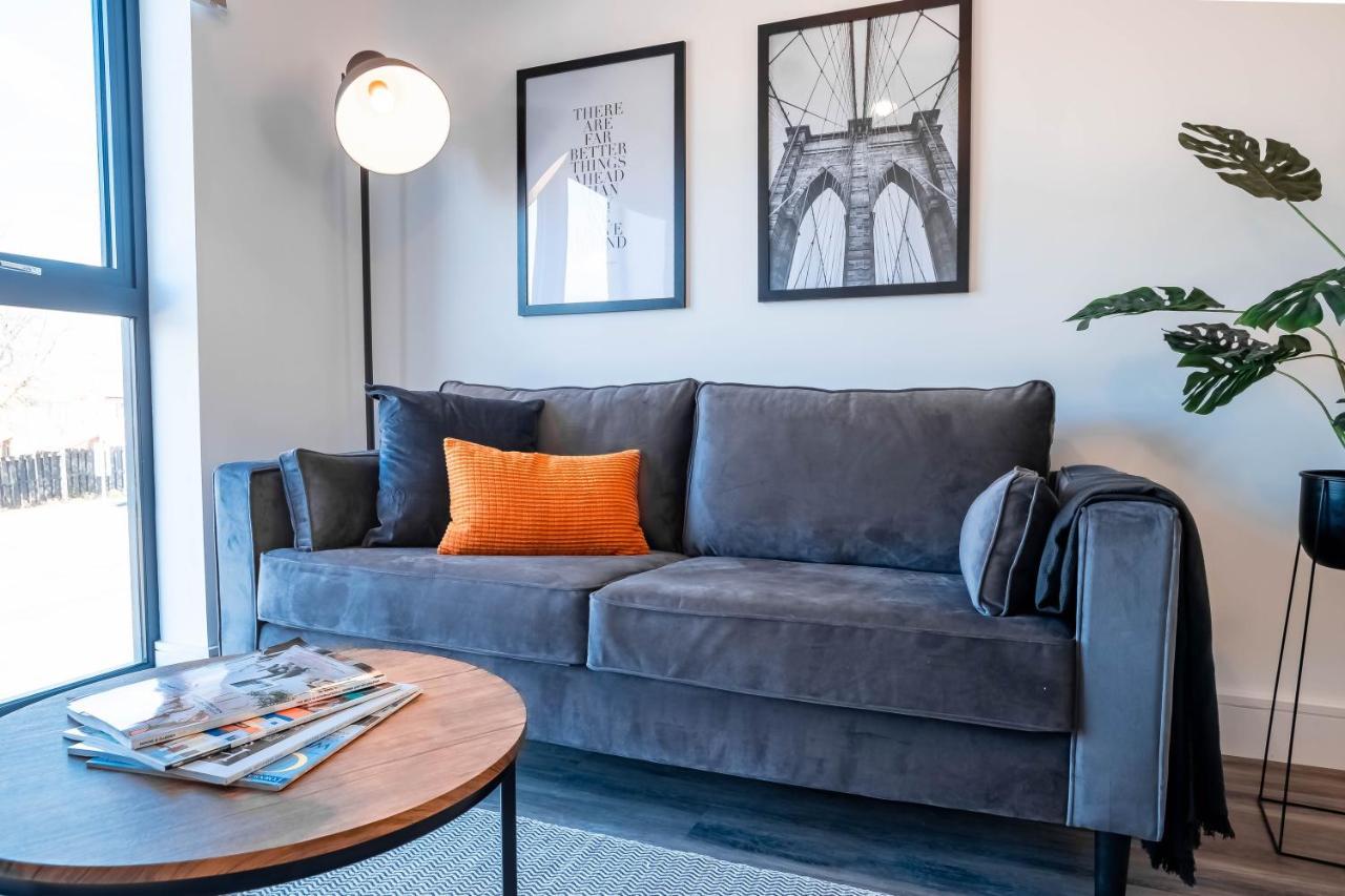 Luxe Interchange Apartment Near Old Trafford - Media City - The Quays Manchester Eksteriør bilde